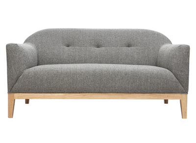 Canap&eacute; design 2 places gris MARY
