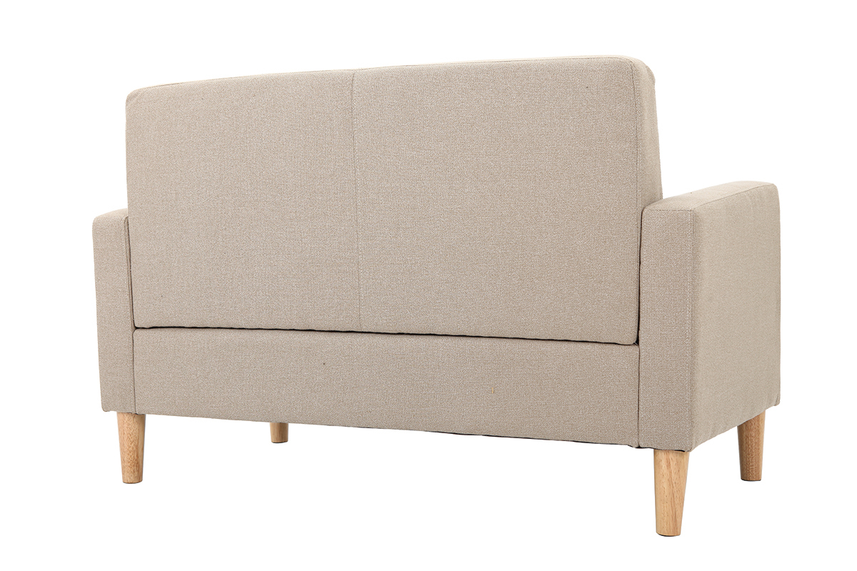 Canap� design 2 places naturel MOON