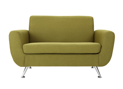 Canap&eacute; design 2 places vert PURE