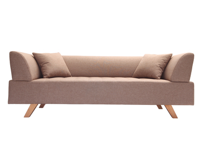 Canap&eacute; design 3 places beige ARTIC