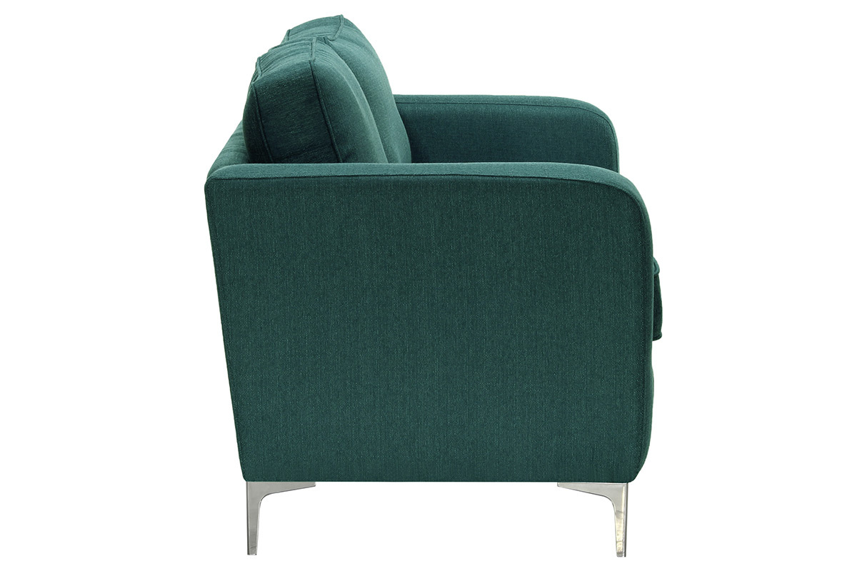 Canap� design 3 places bleu canard HARRY