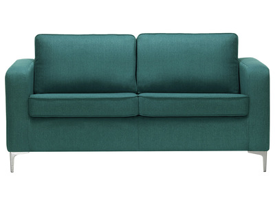 Canap&eacute; design 3 places bleu canard HARRY