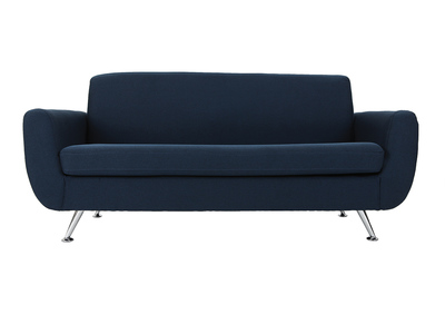 Canap&eacute; design 3 places bleu PURE