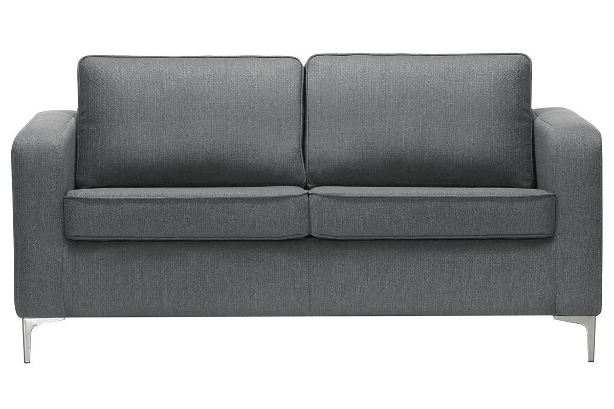 Canap� design 3 places gris clair HARRY