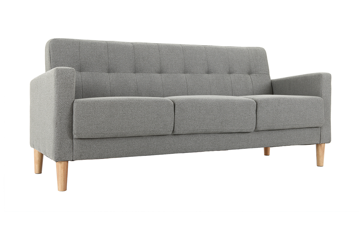 Canap� design 3 places gris MOON