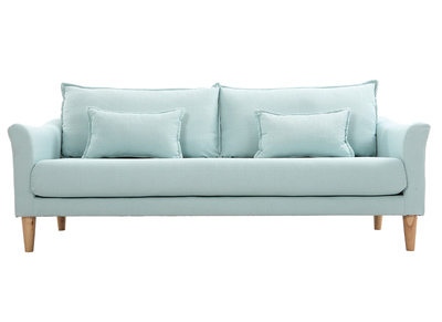 Canap&eacute; design 3 places menthe &agrave; l'eau KATE