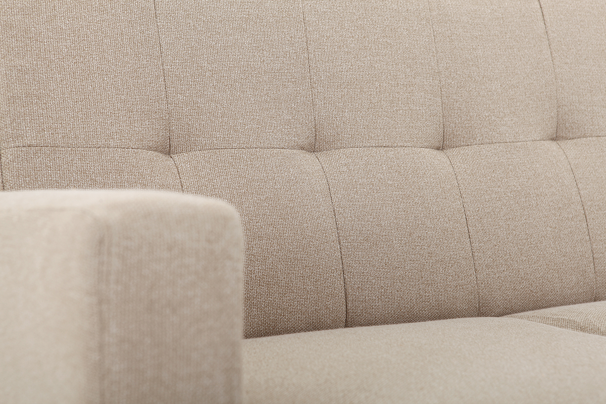 Canap� design 3 places naturel MOON