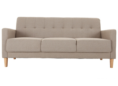 Canap&eacute; design 3 places naturel MOON