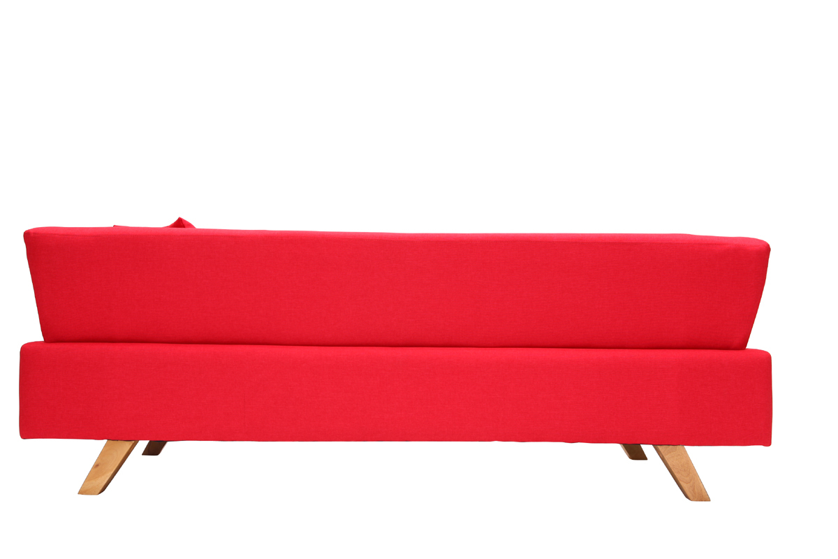 Canap� design 3 places Rouge ARTIC