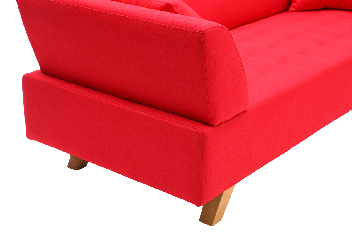Canap� design 3 places Rouge ARTIC