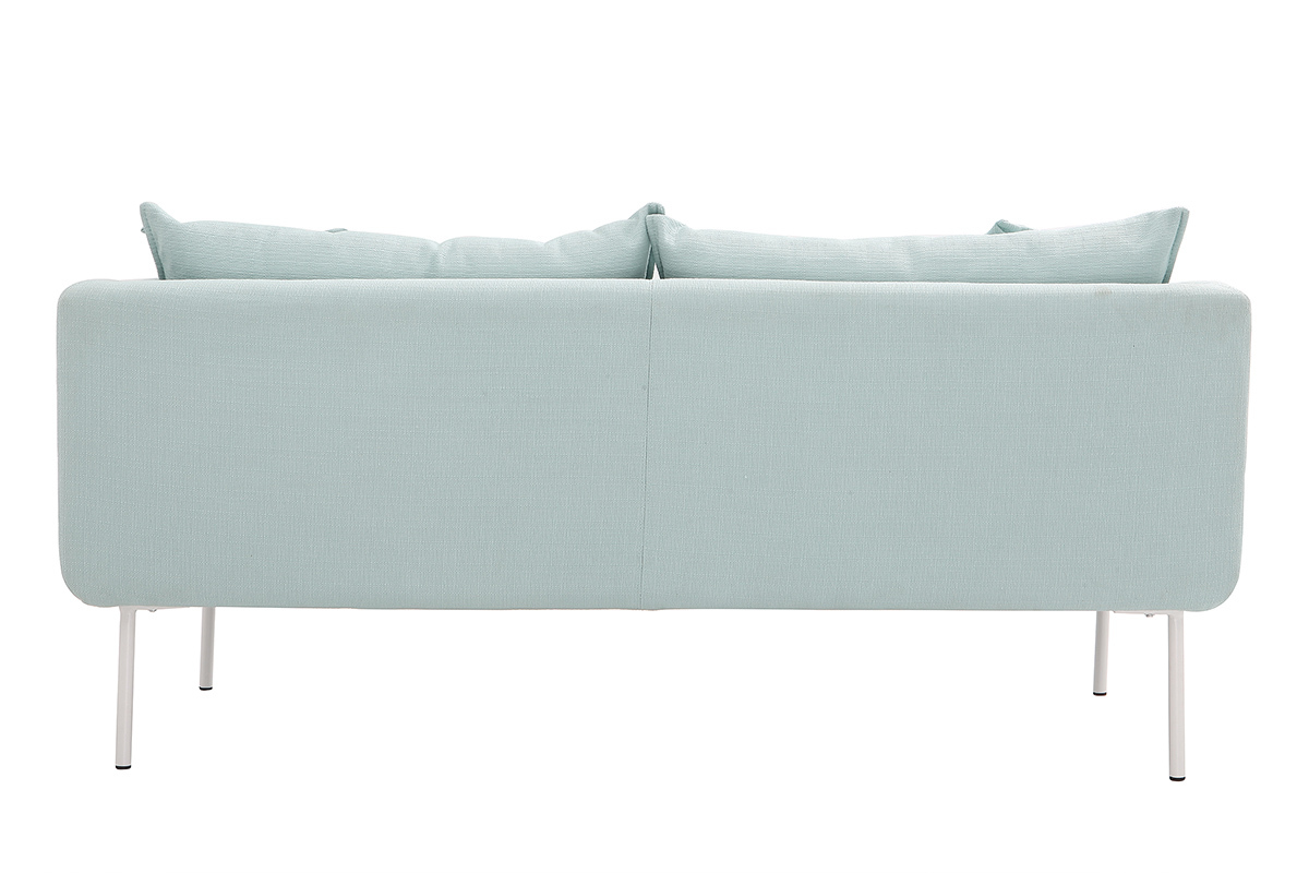 Canap� design contemporain 3 places vert menthe � l'eau MATHIS
