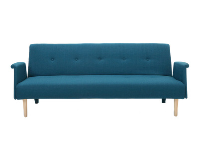 Canap&eacute; design convertible bleu OSCAR