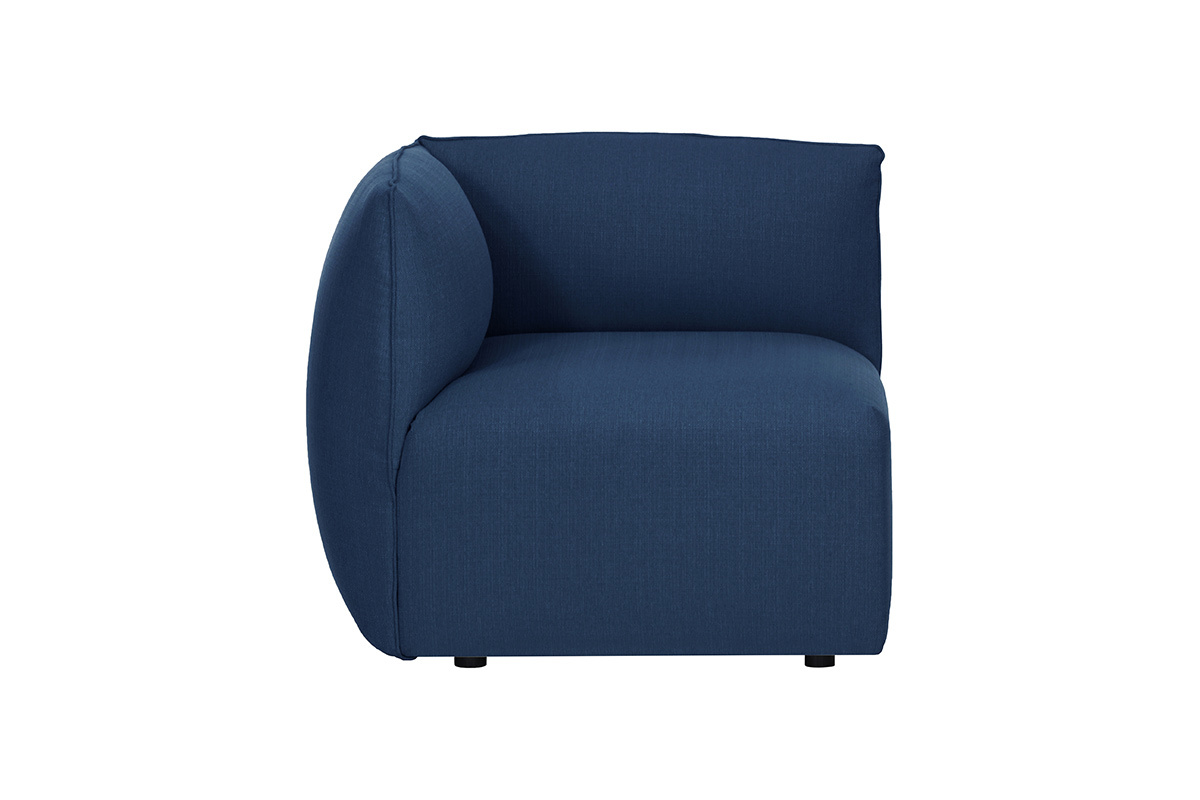 Canap� design modulable bleu fonc� 2 places MODULO