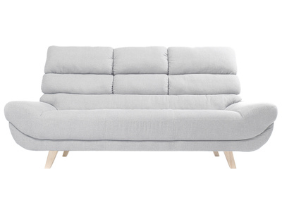 Canap&eacute; design scandinave 3 places gris NORDIK