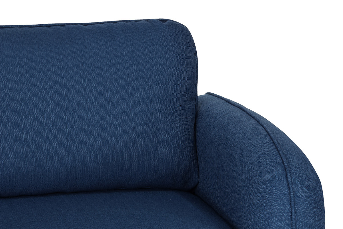 Canap� design tissu bleu fonc� 3 places SIDI