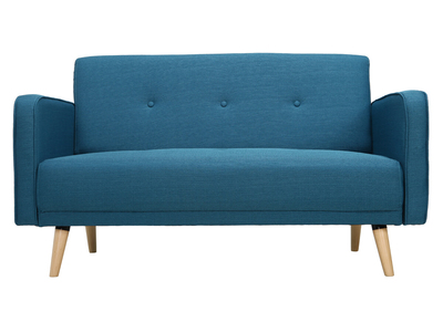 Canap&eacute; scandinave 2 places bleu ULLA