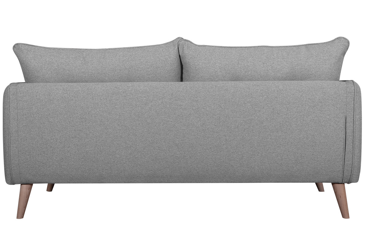 Canap scandinave 3 places gris clair GUILTY