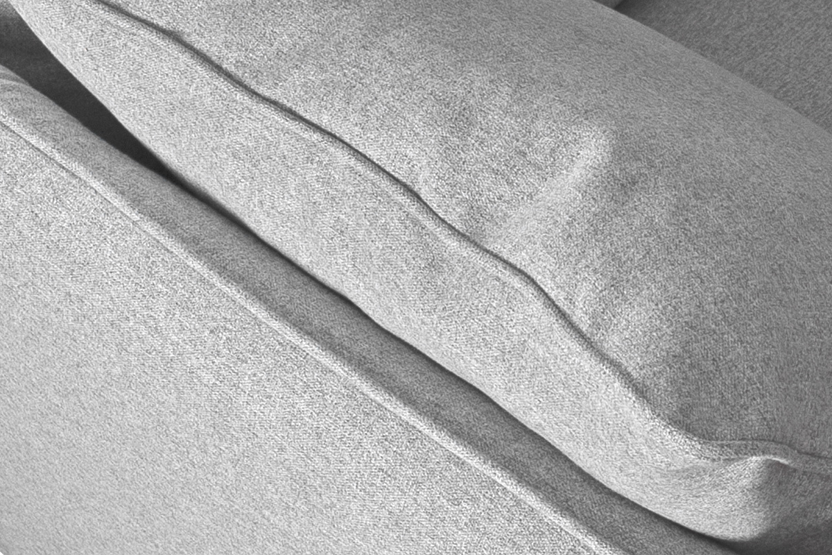 Canap scandinave 3 places gris clair GUILTY
