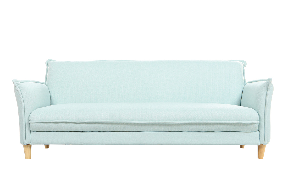 Canap� scandinave convertible tissu menthe � l'eau WEEKEND