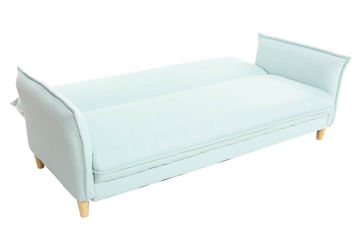 Canap� scandinave convertible tissu menthe � l'eau WEEKEND