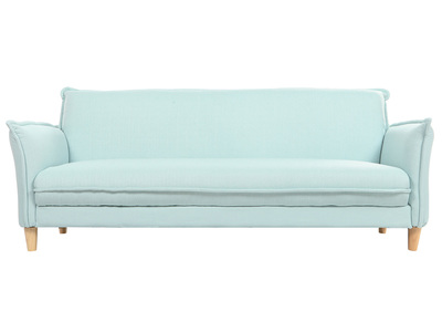 Canap&eacute; scandinave convertible tissu menthe &agrave; l'eau WEEKEND
