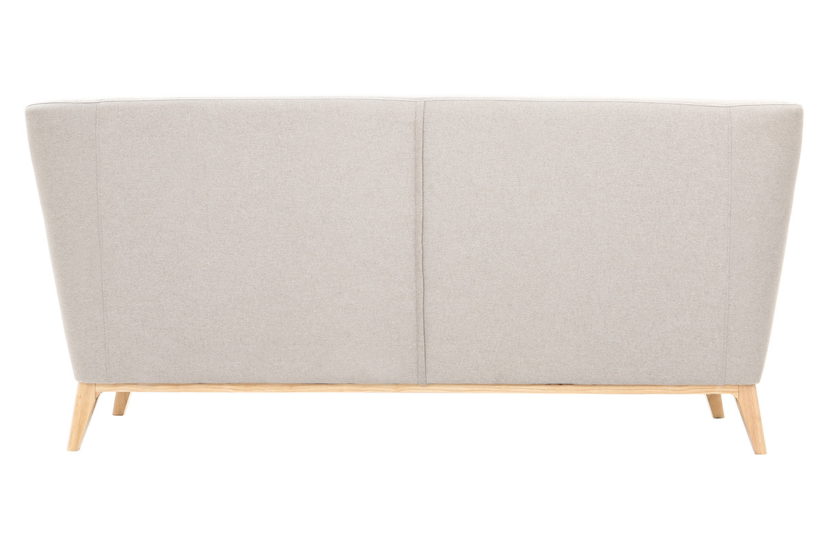 Canap� vintage 3 places gris clair MARKUS