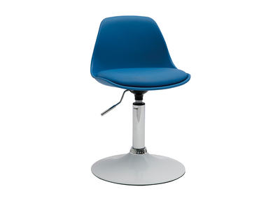 Chaise de bureau design enfant bleue STEEVY