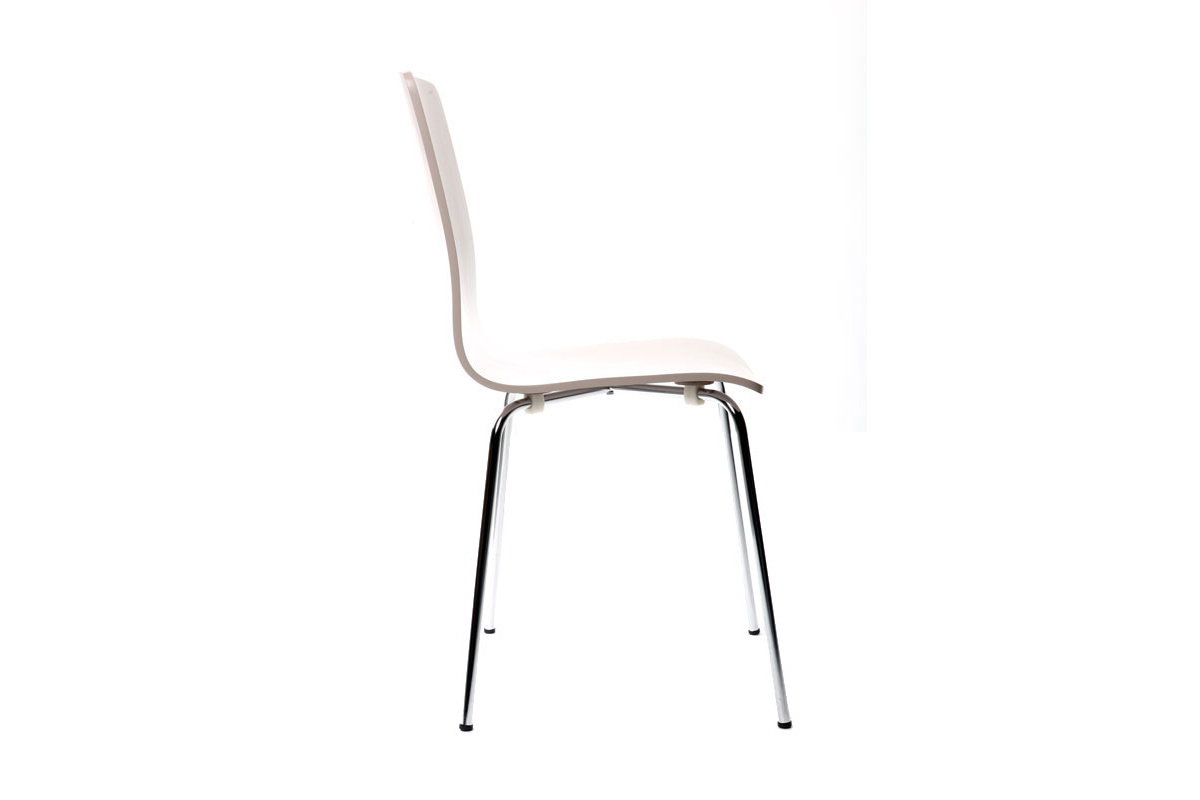 Chaises design cuisine taupe (lot de 2) NELLY