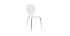 Chaises design empilables blanches (lot de 2) NEW ABIGAIL