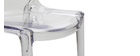 Chaises design empilables transparentes int&eacute;rieur / ext&eacute;rieur  (lot de 2) YZEL
