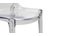Chaises design empilables transparentes int&eacute;rieur / ext&eacute;rieur  (lot de 2) YZEL