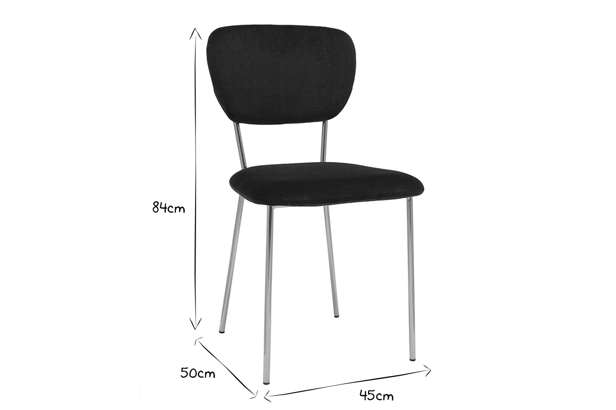 Chaises design en tissu velours gaufr vert fonc et mtal dor (lot de 2) LEPIDUS