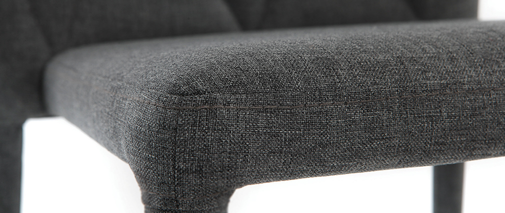 Chaises empilables design grises (lot de 2) KARLA