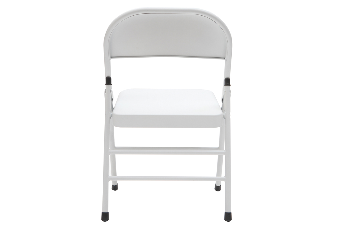Chaises pliantes blanches (lot de 2) ALI