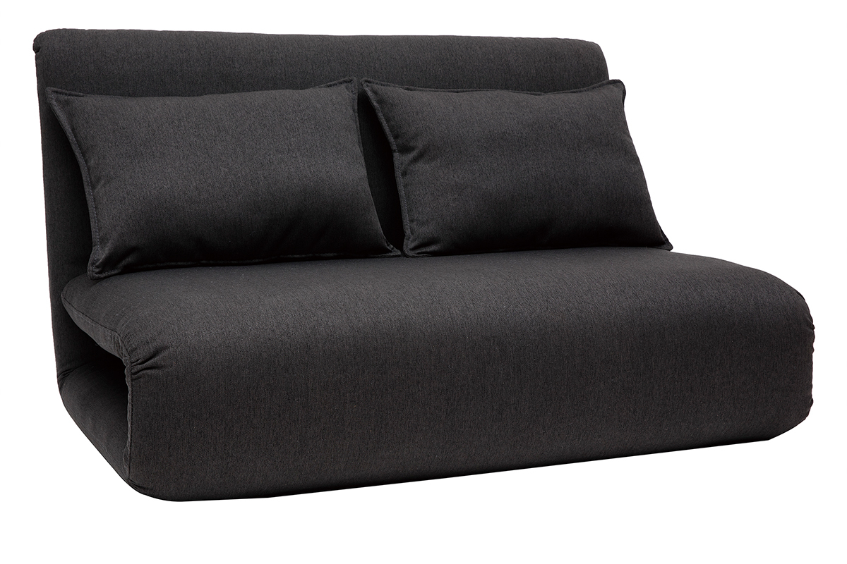 Chauffeuse convertible 2 places design gris anthracite SLEEPER