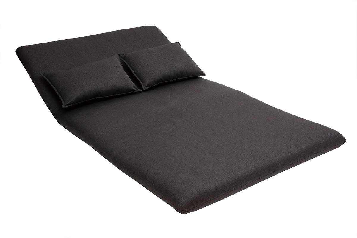 Chauffeuse convertible 2 places design gris anthracite SLEEPER