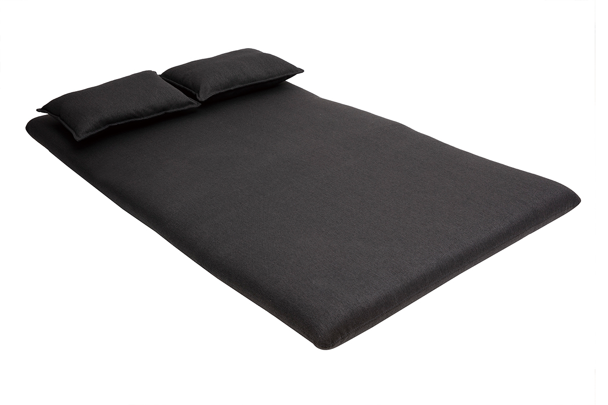 Chauffeuse convertible 2 places design gris anthracite SLEEPER