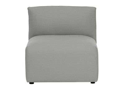 Chauffeuse design tissu gris MODULO
