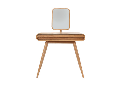Coiffeuse design frêne avec miroir BJORG - Coiffeuse design frêne avec miroir BJORG