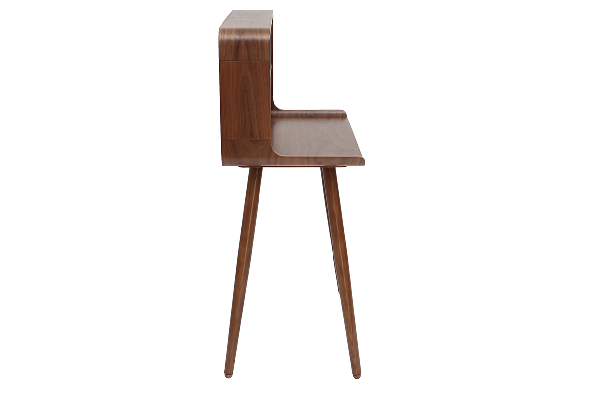 Coiffeuse vintage bois noyer HALLEN