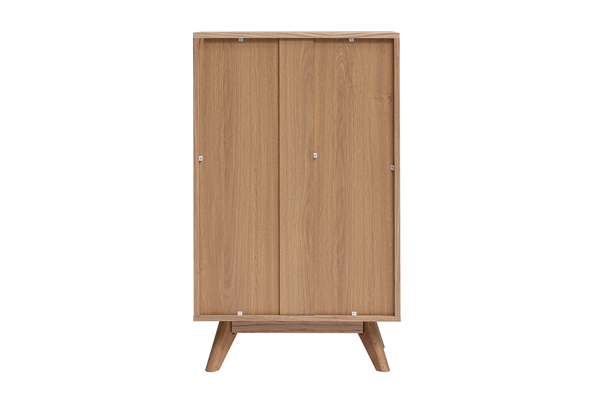 Commode chiffonnier - semainier scandinave 5 tiroirs L60 cm HELIA