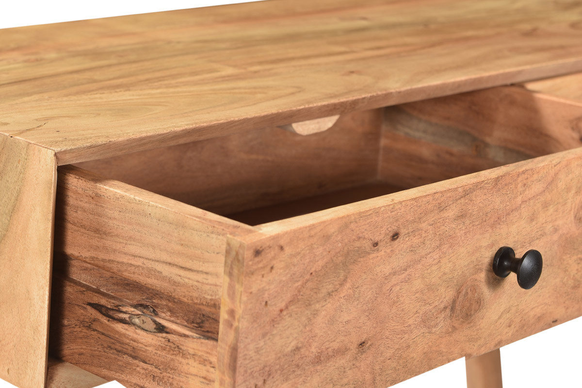 Console en acacia massif L100 cm MEEKO