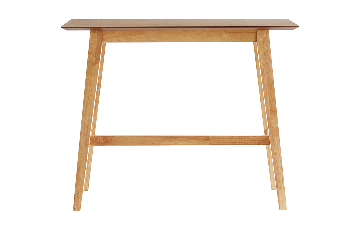 Console en bois clair chne L100 cm RUSSELL