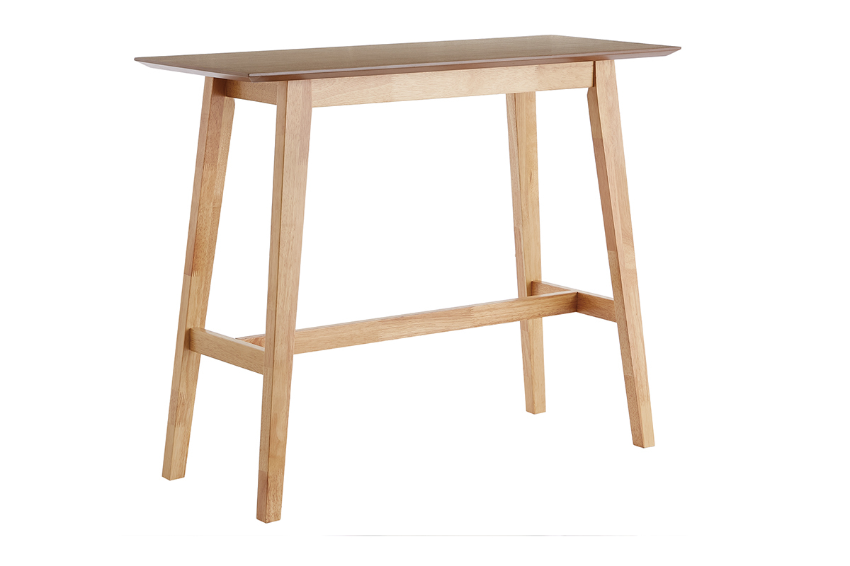 Console en bois clair chne L100 cm RUSSELL