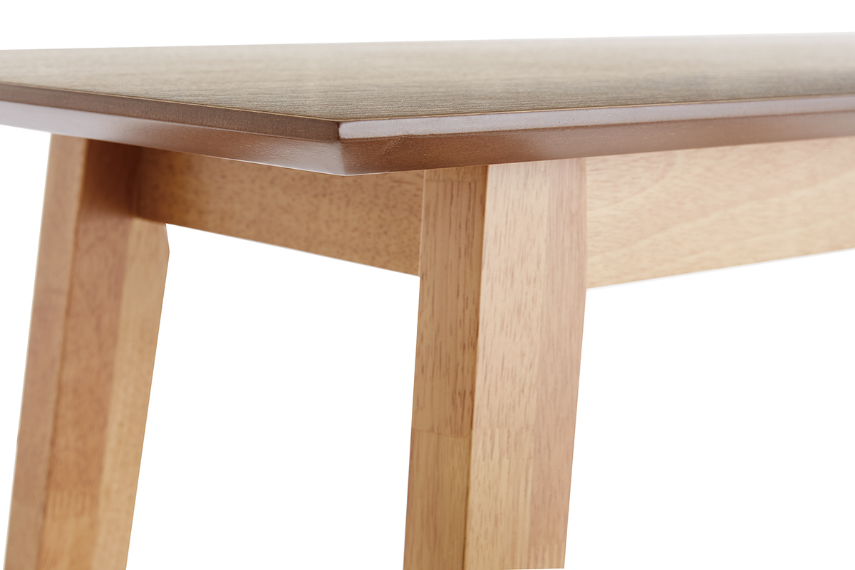Console en bois clair chne L100 cm RUSSELL