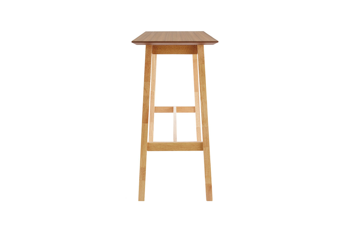 Console en bois clair chne L100 cm RUSSELL
