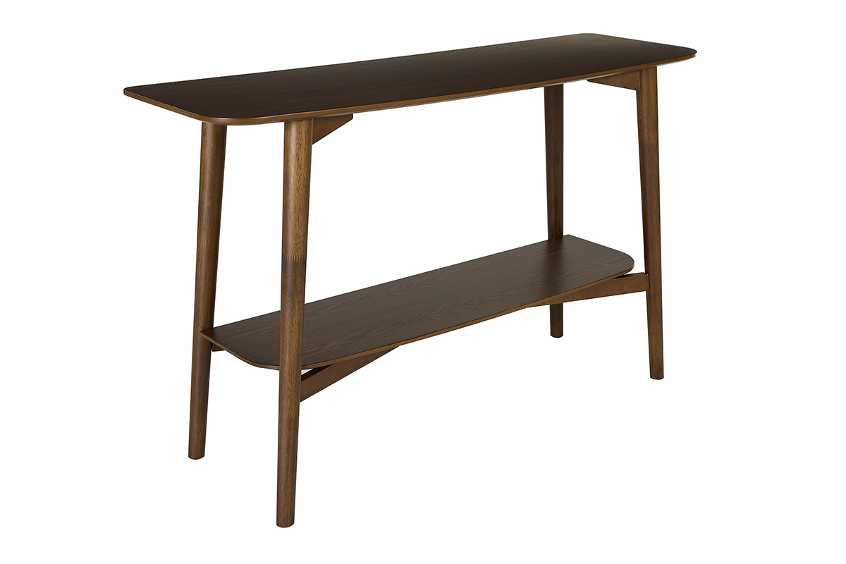 Console en bois fonc� L120 cm CENDY