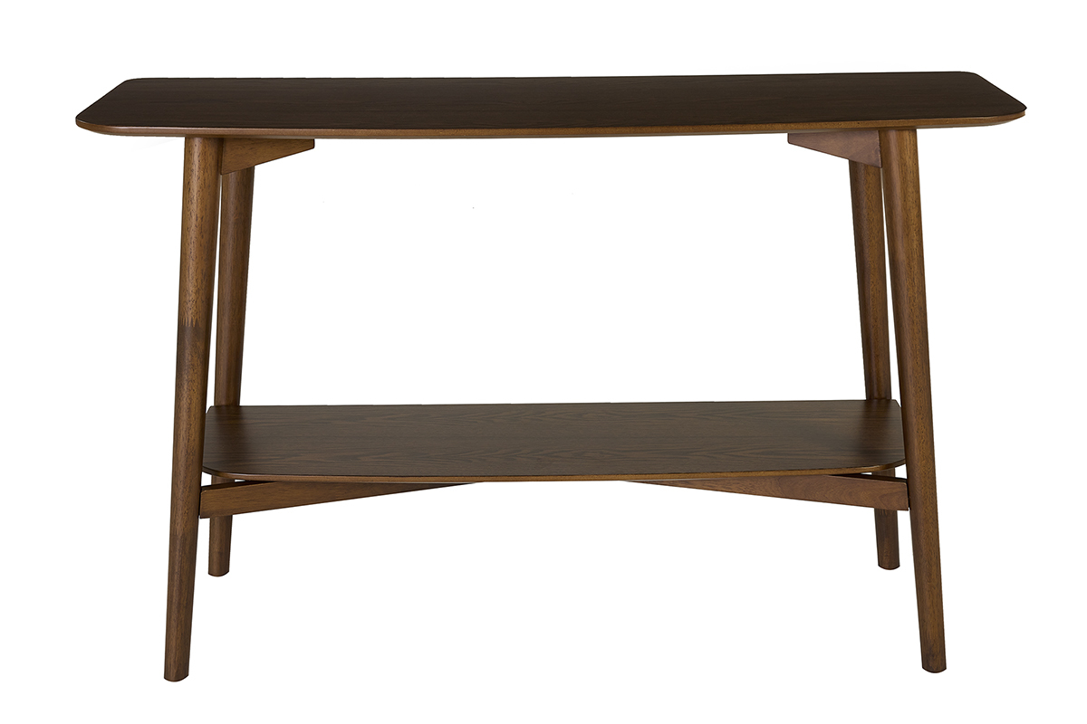 Console en bois fonc� L120 cm CENDY