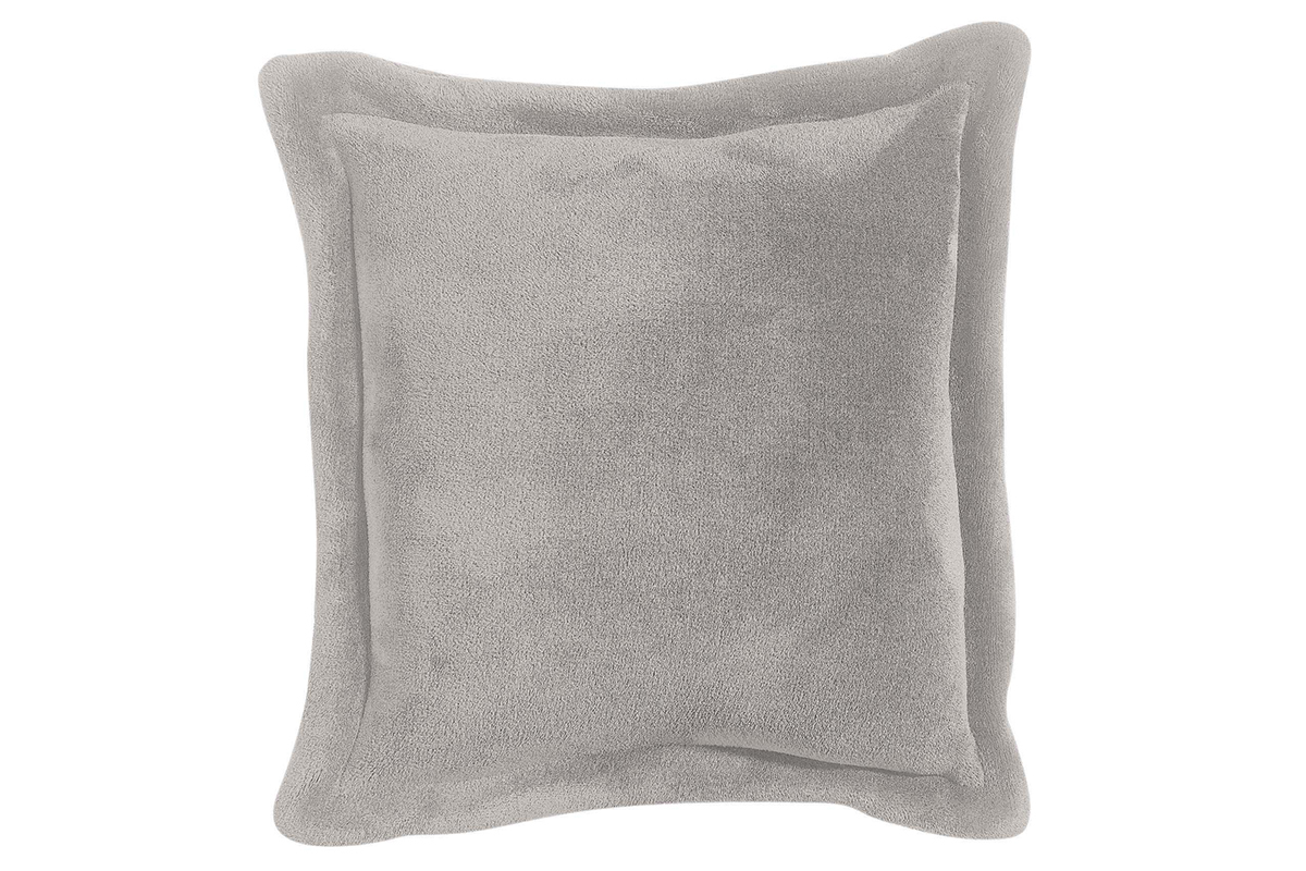 Coussin doux gris 50 x 50 cm FERO