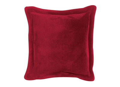 Coussin doux rouge 50 x 50 cm FERO - Coussin doux rouge 50 x 50 cm FERO